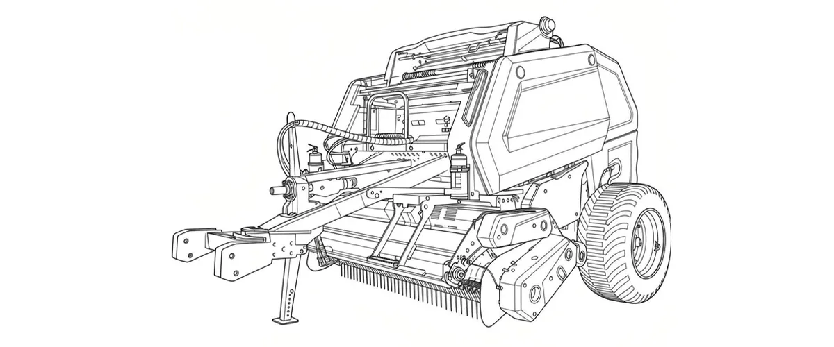 agricultural-balers-9YG-2.24D S9000-for-draft