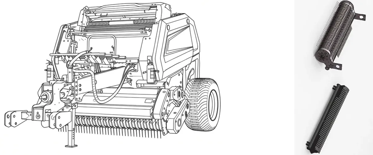 agricultural-balers-9YG-2.24DClassic-Round baler-for-draft2