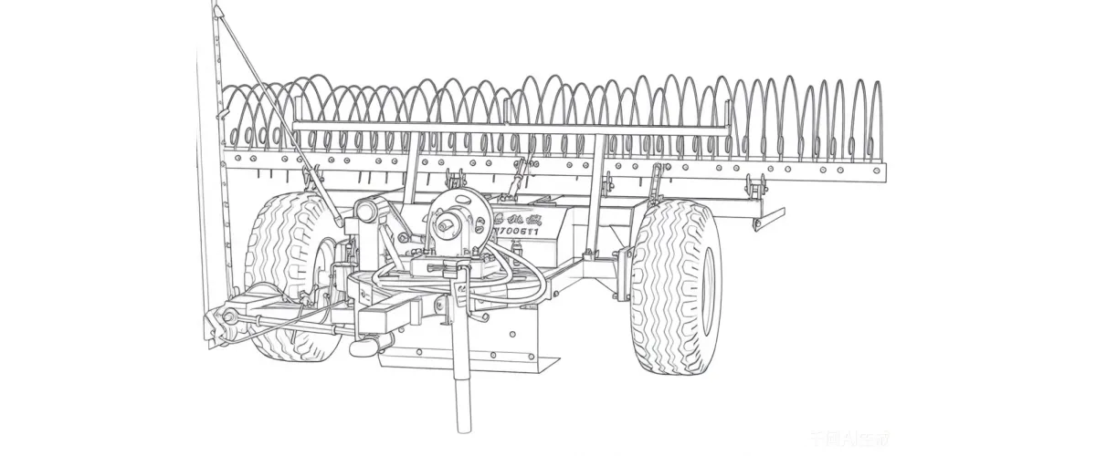 EP-9GL-2.5/2.9 Trailed Mower-Rake agricultural-balers-EP-9GL-2.52.9 Trailed Mower Rakes-draft