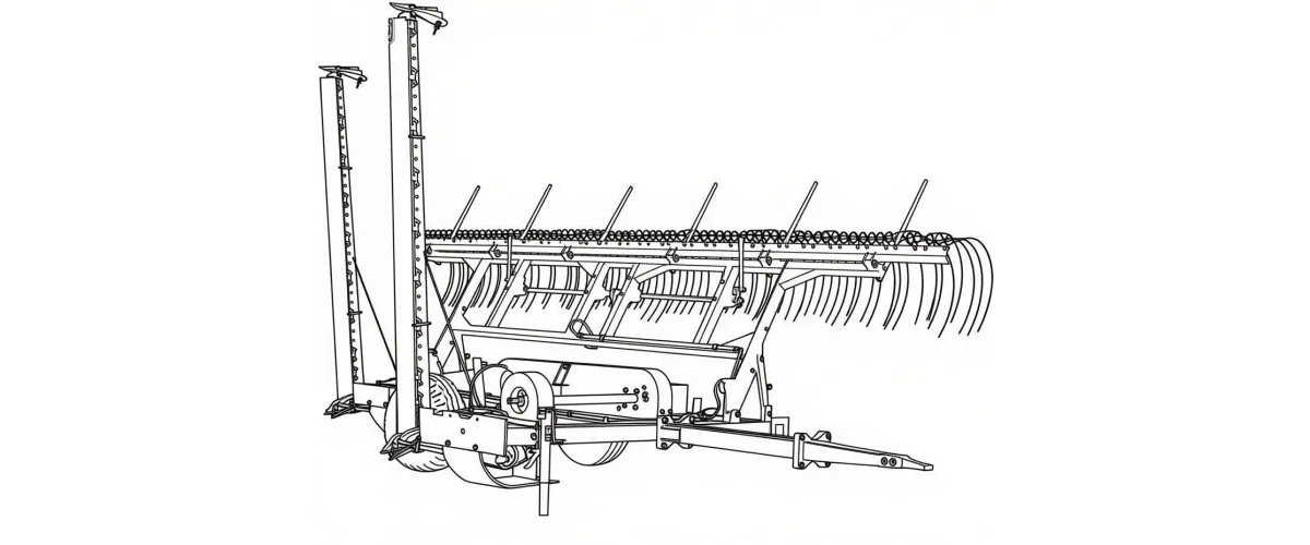 agricultural-balers-EP-9GL-5.0-5.6 Trailed Mower-Rake-draft