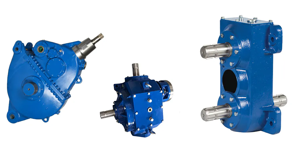 Square baler gearbox